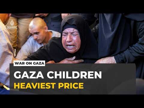 Israel's war on Gaza : Children continue to pay the heaviest price
