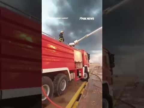 Massive fire rips through key Libya oil refinery after drone strike hits fuel tank