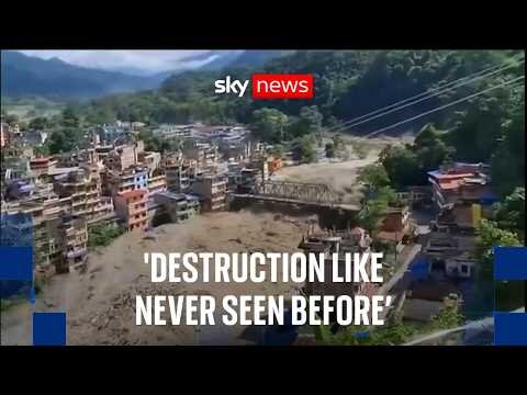 Dozens of Britons missing after deadly flash floods in Nepal as scale of destruction revealed