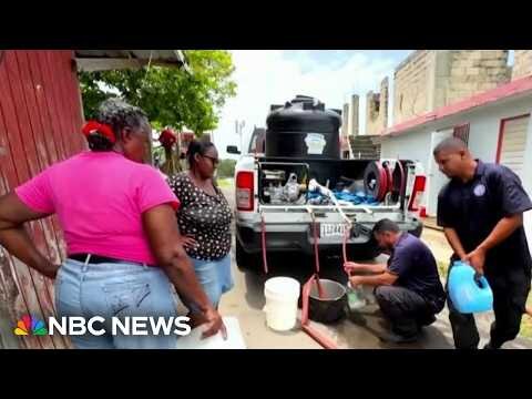 Hundreds of thousands without water in Puerto Rico