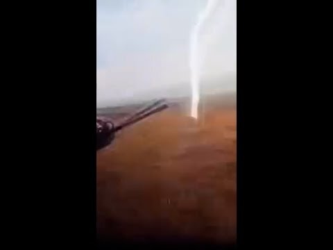 Lightning nearly strikes two highway patrol troopers