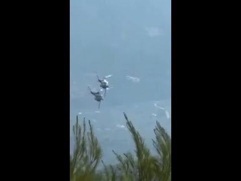 Two dead after Greek firefighting helicopters collide