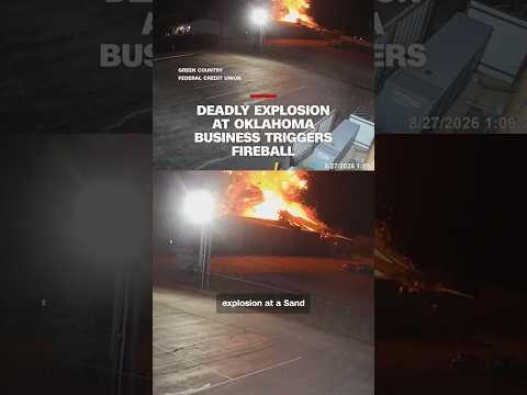 Explosion at Oklahoma business triggers fireball