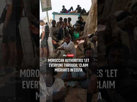 Moroccan authorities 'let everyone through,' claim migrants in Ceuta
