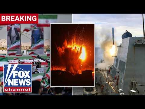US forces STRIKE Iranian missile launchers on Larak Island