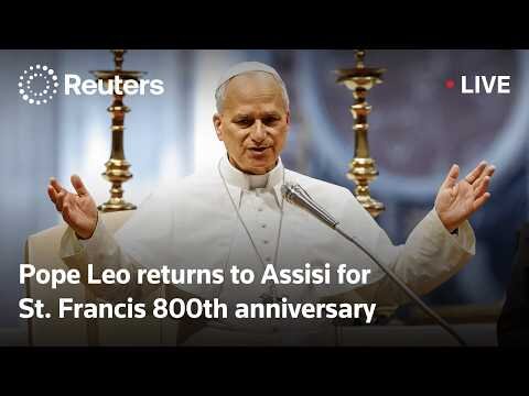 Pope Leo returns to Assisi for St. Francis 800th anniversary