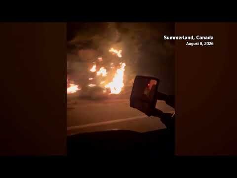 British Columbia declares state of emergency, 20,000 flee wildfires