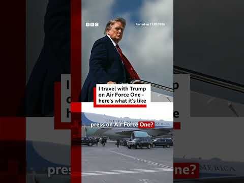 Trump secretly swapped planes due to Iranian threat. #BBCNews