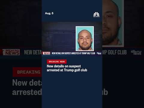 New details on suspect arrested at Trump golf club