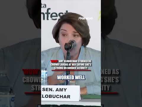 Klobuchar LAUGHED at for saying she supported law enforcement #foxnews #news #us #fox