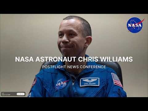 NASA astronaut Chris Williams talks about ISS mission