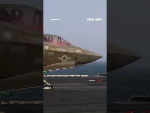 US fighter jet ROARS off USS Abraham Lincoln as it supports Iran blockade #foxnews #news #us #fox