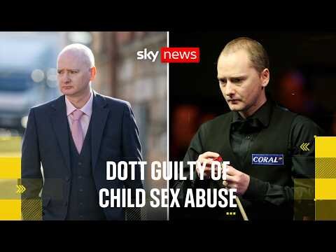 Ex-world snooker champion Graeme Dott guilty of child sex abuse