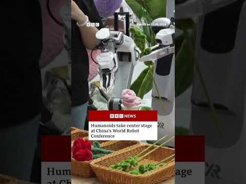 Humanoids take center stage at China’s World Robot Conference. #Robots #China #BBCNews