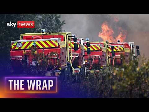 France and Spain battle to contain wildfires