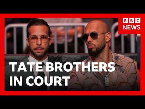 Why does the UK want the Tate brothers in court?