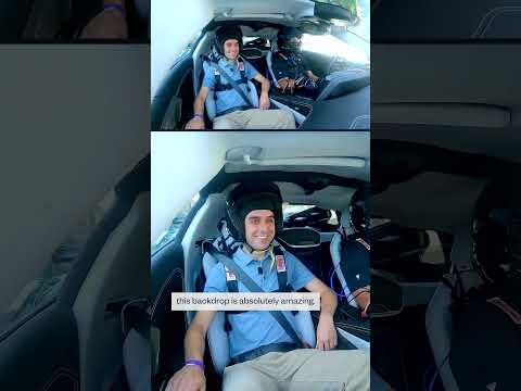 Taking a test lap on the streets of IndyCar’s D.C. Grand Prix