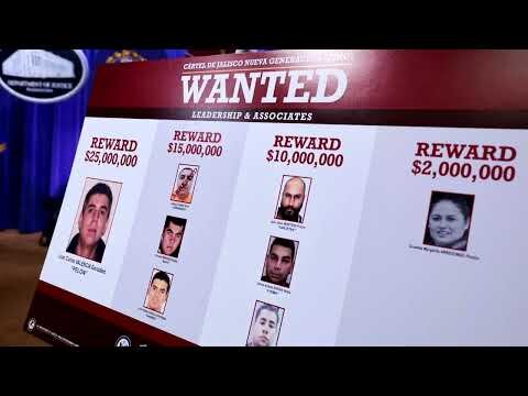US unveils charges against leaders of a Mexican cartel