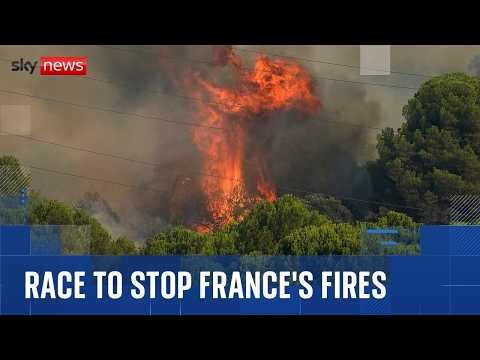 Farmers join race to stop France's raging fires