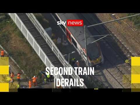 Second train derails