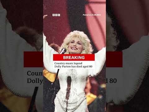 Country music legend Dolly Parton has died aged 80. #DollyParton #BBCNews