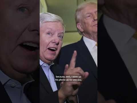 Trump jokes about 'not everybody' liking Sen. Graham in eulogy