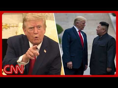 Be quiet': Trump snaps at CNN over Kim Jong Un question