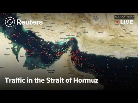 Traffic in the Strait of Hormuz
