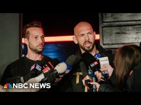 Tate brothers ask judge to be released from Miami jail as they fight extradition to U.K.