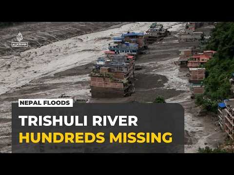 Nepal & Tibet flash floods: Trishuli River surges, destroying homes