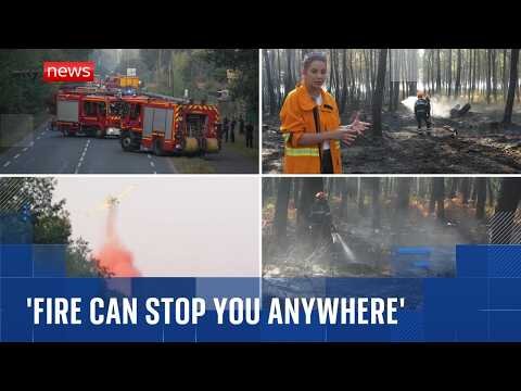 France wildfires: Firefighters brace for heatwave as nearly 4,000 more evacuated