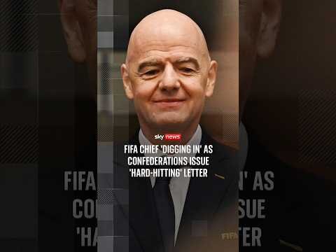 FIFA chief 'digging in' as confederations issue 'hard hitting' letter