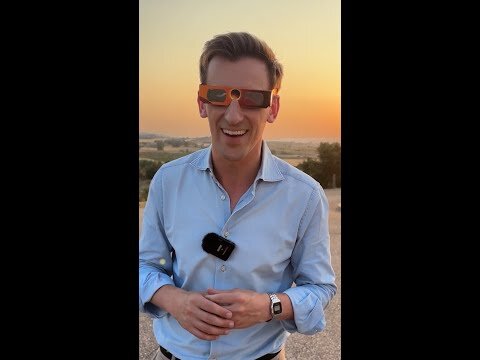 Crowds gather in Spain for rare total solar eclipse
