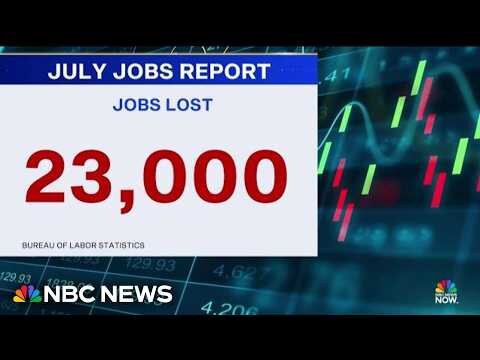 Job losses in July reveal weakening U.S. labor market