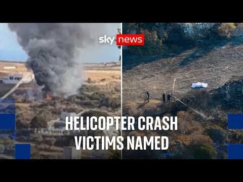 British couple killed in Greek helicopter crash named