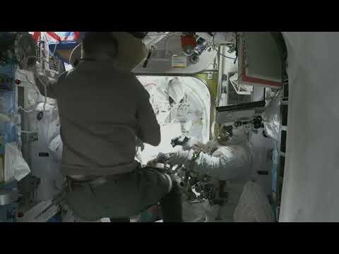 NASA conducts U.S. Spacewalk 96 at ISS