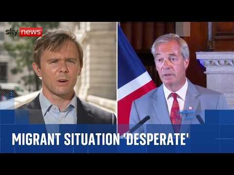 Nigel Farage issues warning after a record 230 migrants arrive on a single boat