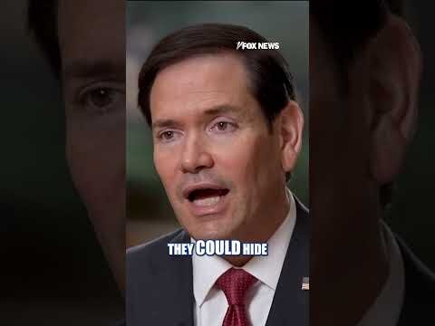 Rubio reveals why Iran is 'EAGER' to make a deal #shorts #us #news #foxnews #Iran