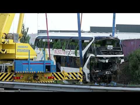 Students left 'traumatized' after coach crashes in Netherlands