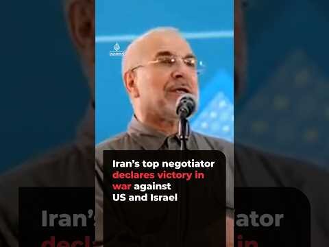 Iran's top negotiator declares victory in war against the US and Israel