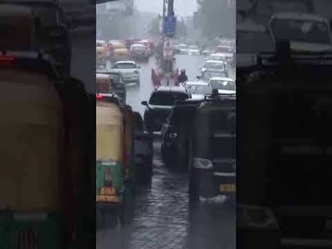 Heavy rain causes flooding in and around New Delhi