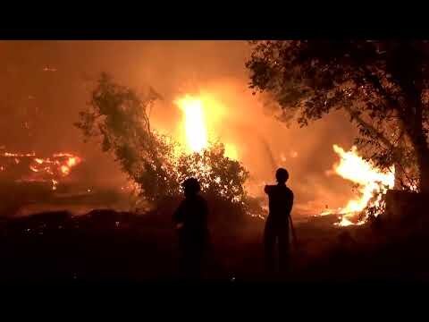 Crews battle Spain's largest wildfire in recent history