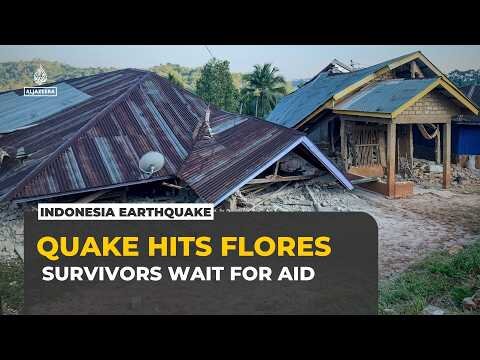 Indonesia Quake Kills 53, Displaces Thousands on Flores Island
