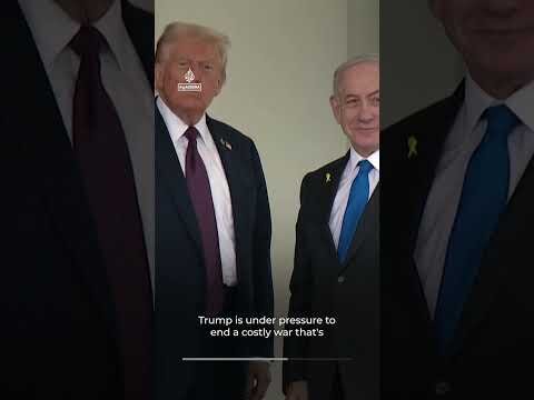 Trump meets Netanyahu for a record seventh White House visit