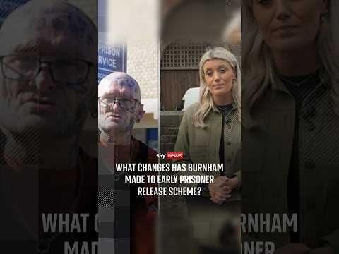 What changes has Andy Burnham made to early prisoner release scheme?
