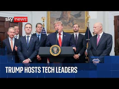 Trump hosts tech leaders at the White House