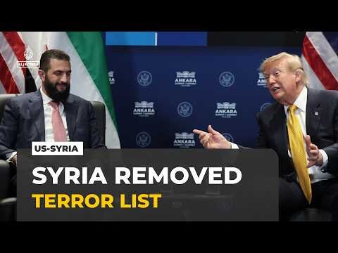 US-Syria relations : US removes Syria from state sponsors of terror list