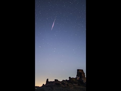 Perseid meteor shower streaks across Europe's skies
