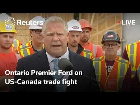 Ontario Premier Ford speaks following collapsed trade talks