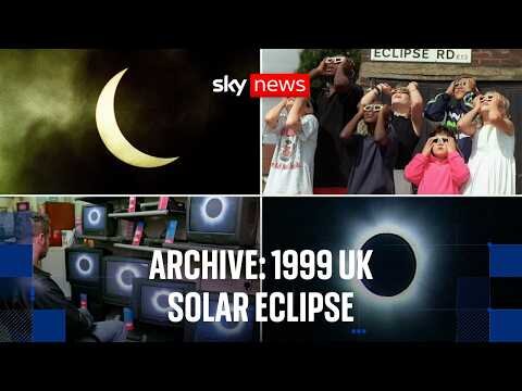 Watch Sky News coverage of the UK's total solar eclipse of 1999